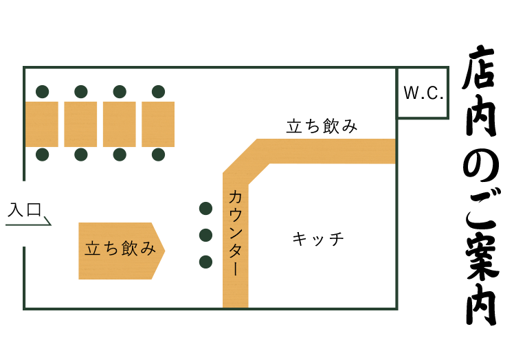 店内のご案内